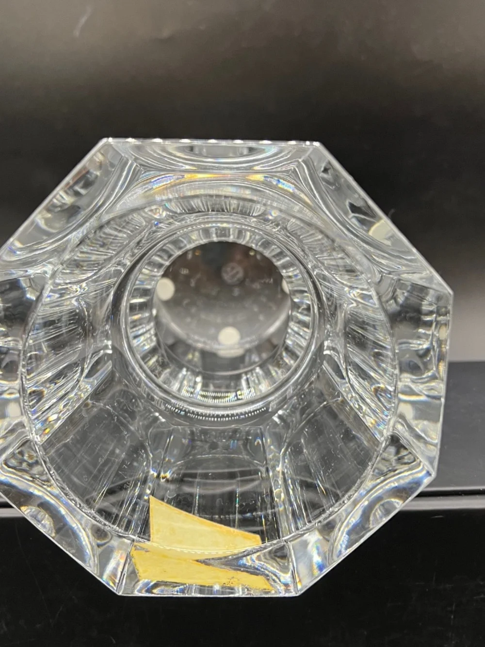 Vintage Baccarat Edith, Heavy Cut Crystal Vase in Original Box